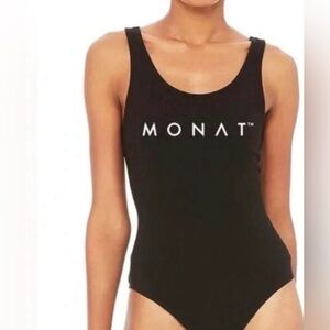 Monat Black Tank Bodysuit (Size XL)